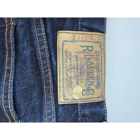 Ralph Lauren xThompson 650 Skinny Jeans Dark Indigo Denim Womens 29x30 - Picture 4 of 9